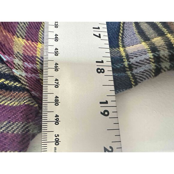 Patagonia Shirt Womans Size Small Blue Plaid Long Sleeve Button Down Flannel Fit - Picture 6 of 11